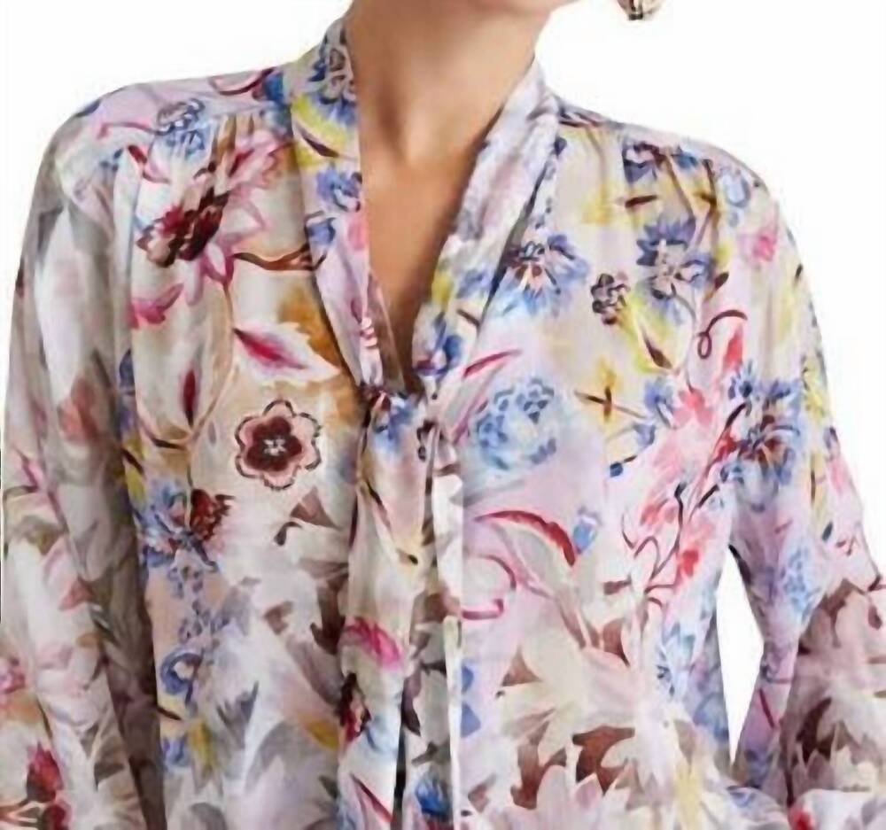 NEW MARELLA brucco blouse in pink floral